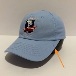 USGA 2019 US Open Pebble Beach Member Hat Light Blue Adjustable Golf Cap